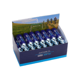 BBB Airtanks XL BMP-38D Patron CO2 Disp Displaybox 30stk, m/gjenger, 25gr
