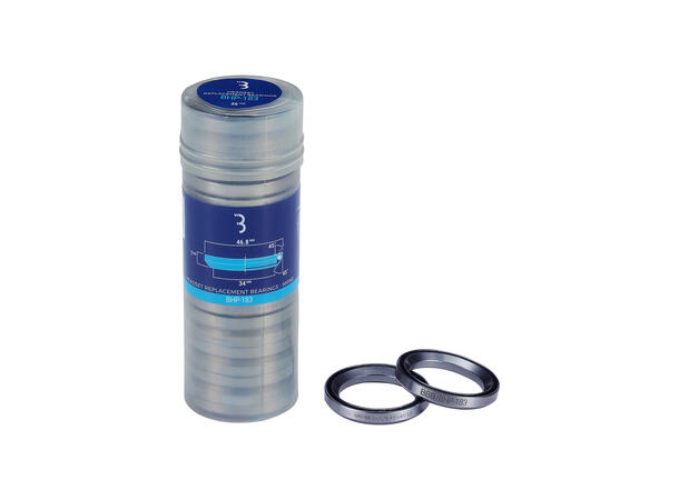 BBB BHP-183 Styrelager Løse Verksted 46.8x7mm, 45/45grader, MR168, 20pk 