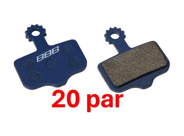 BBB DiscStop HP BBS-441D Skiveklosser 20 par, Avid, SRAM 