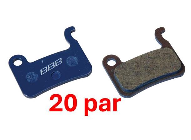 BBB DiscStop HP BBS-54D Skiveklosser 20 par, Tektro, Shimano 