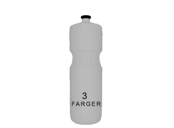 EUB Max 800 Custom Flaske 800ml, 3-farget, egendesignet trykk 