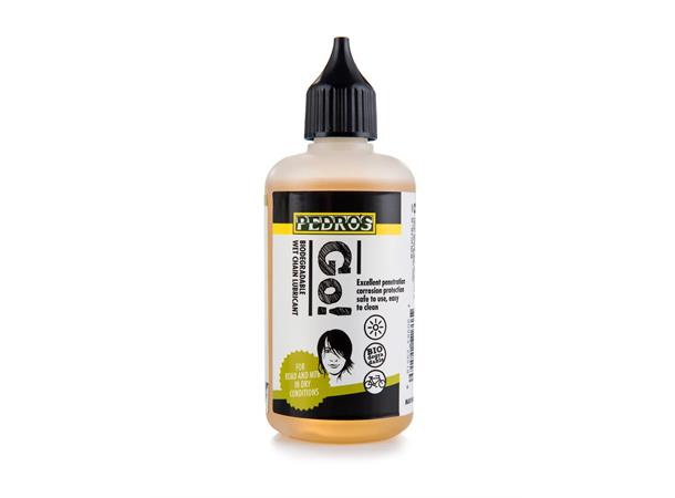Pedro's GO! Olje 100ml Olje for tørre forhold, Dryppflaske 