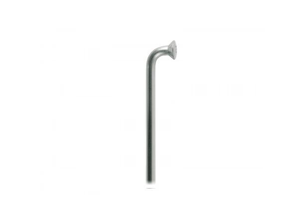 Sapim Leader Eike Sølv 122mm J-bend, 2.00mm, 1 stk 