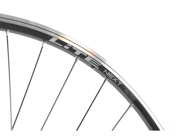 LITE V-b/CL 26"/559 Sort Forhjul NEXT felg, 5x100mm, Stikkakse 