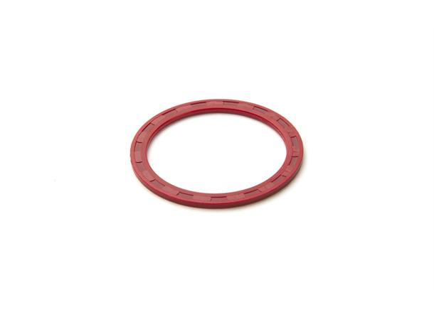 Race Face X-type Gummipakning Spacer Ø24mmx1mm, Stål/Gummi, Rød, 