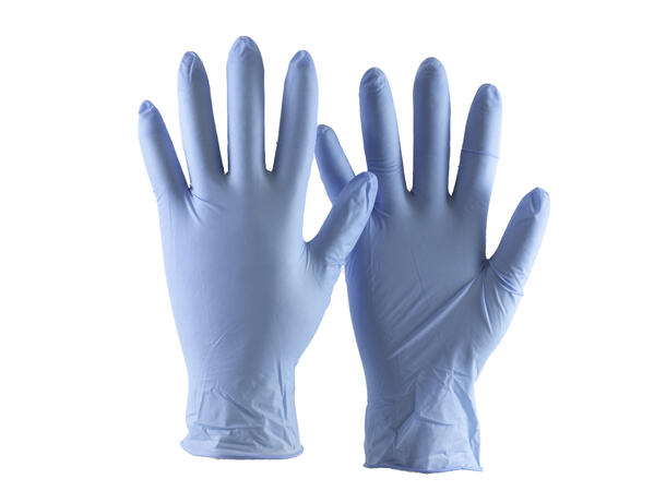 Batex Engangshanske Blå Nitril 8/Medium, 100stk 