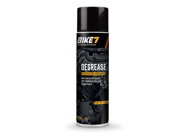 Bike7 Degrease Avfetting 500ml Avfetting til universalt bruk, aerosol 