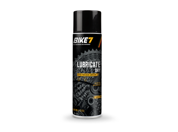 Bike7 Lubricant Dry Olje 500ml Tørre forhold, PTFE basert, aerosol