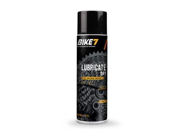 Bike7 Lubricant Dry Olje 500ml Tørre forhold, PTFE basert, aerosol 