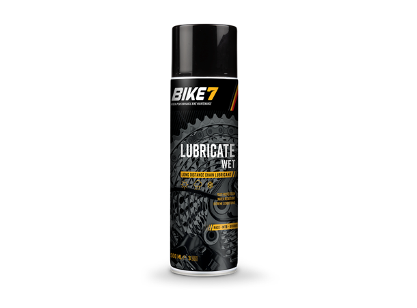 Bike7 Lubricant Wet Olje 500ml Våte forhold, PTFE basert, aerosol 