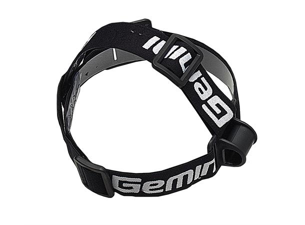 Gemini Pro Hodebånd Sort, 3cm stretchbånd, OSFA, 50gr 