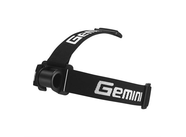 Gemini Pro Hodebånd Sort, 3cm stretchbånd, OSFA, 50gr 