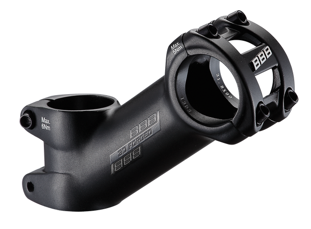 BBB HighRise OS BHS-25 Stem OS 31.8 x 35 grader x 70mm sort alu