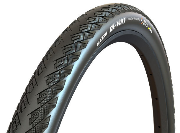 Maxxis Re-Volt E-City 28" Dekk 47-622, E50, 748g, 60TPI, 2C, SilkShield 