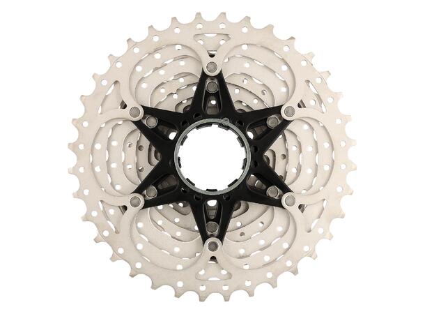 SunRace MS1 10-Delt Kassett 11-36T, 395gr, Sølv, Shimano kompat 