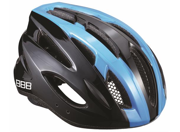 BBB Condor BHE-35 Hjelm Sort/Blå L 18 Luftehull, 58-61cm
