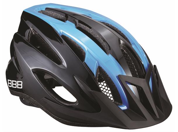 BBB Condor BHE-35 Hjelm Sort/Blå L 18 Luftehull, 58-61cm