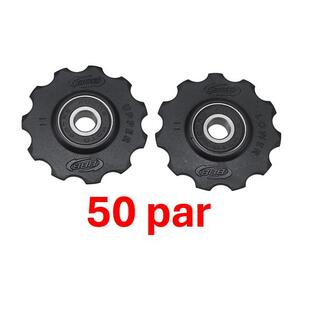 BBB RollerBoys BDP-02D Trinsehjul 50-PAK 11T, verkstedsforpakning, Sort