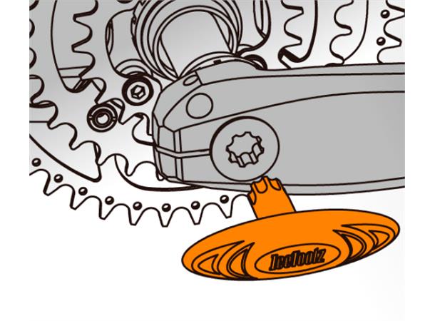 Ice Toolz Shimano Senterbolt Avtager for Shimano HollowTech II senterskrue