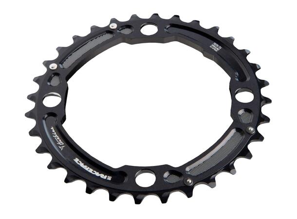 Race Face Turbine Krankdrev 36T Sort 104 BCD/4-arm, 9/11-delt, Alu 