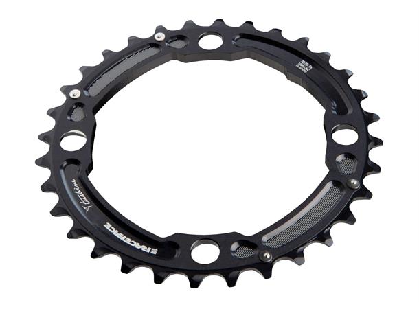 Race Face Turbine Krankdrev 38T Sort 104 BCD/4-arm, 9/11-delt, Alu 