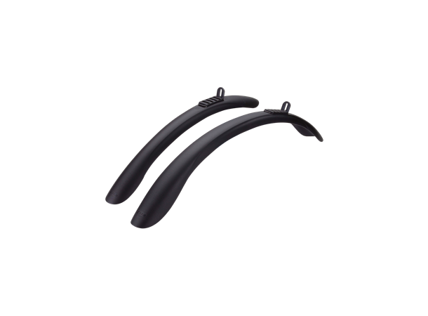 BBB Rainwarriors II BFD-01 Skjermsett 26"-28", Clip-on sort plast 