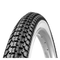 Ralson 26 x 1 1/2  x 2  Dekk Standard 54-584mm, sort m/hvit side