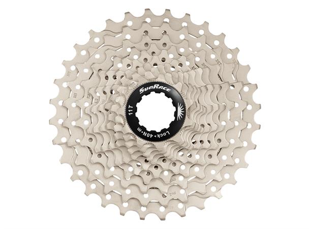 SunRace RS3 11-Delt Kassett 11-32T, 332gr, Champagne, Shimano kompat 