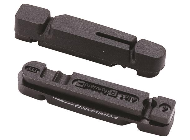 BBB TechStop BBS-27 Racerbrems Gummi Sort, 3 konturer, 2 par 4 i 1 