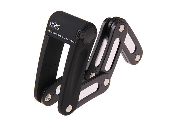 Uläc Type-X Neo Blade Foldbar Lås Sort Nøkkel, 5 x700mm Stål, 695gr, Level 6 