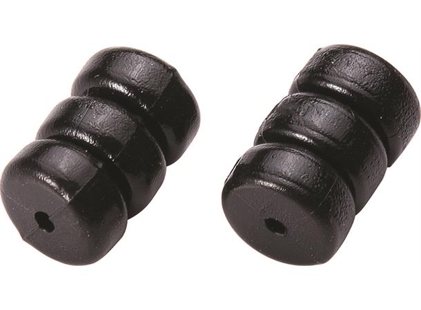 BBB CableDonut BCB-170 Rammebeskytter Passer 1 til 1.8mm wire, sort, 50x3stk 