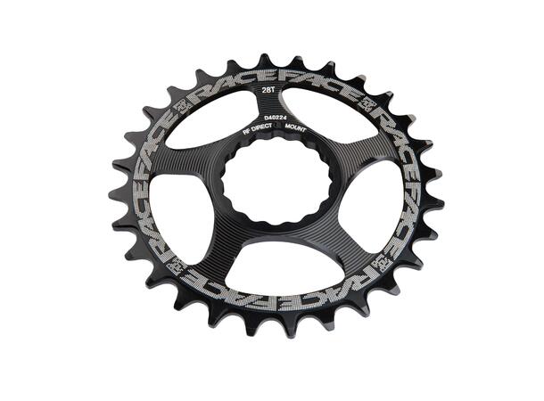 Race Face DM Krankdrev 36T Sort Cinch, 10/12-delt, Narrow/Wide, Alu 