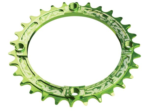 Race Face Krankdrev 30T Grønn 104 BCD/4-arm, 9/12-delt,Narrow/Wide,Alu 