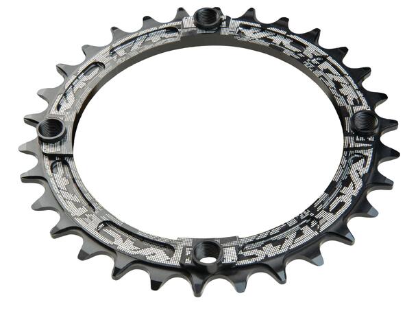 Race Face Krankdrev 30T Sort 104 BCD/4-arm, 9/12-delt,Narrow/Wide,Alu 