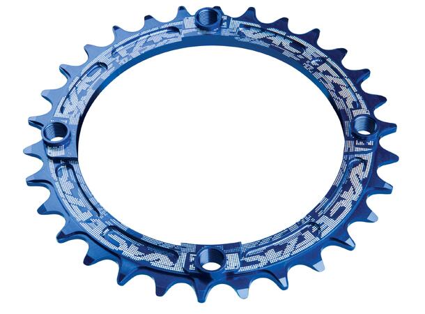 Race Face Krankdrev 32T Blå 104 BCD/4-arm, 9/12-delt,Narrow/Wide,Alu 