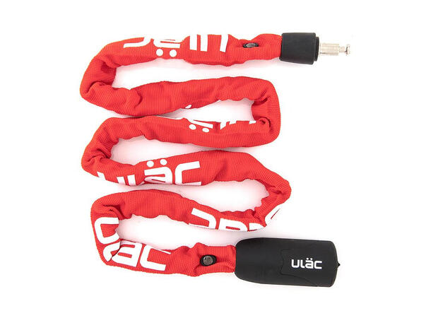 Uläc Eurostile Kjettinglås Rød Nøkkel, 5mm x1000mm, 560gr, Level 5 