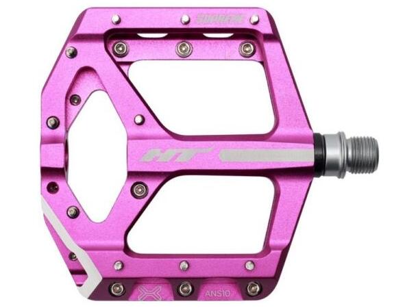 HT ANS10 Supreme Platformpedal Lilla Alu, 100x100x16.6mm,10-pins, 368gr 