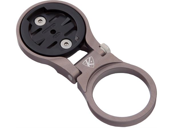 K-Edge Garmin Juster Stem Computerfeste Gun Metal, 1 1/8 Headcap, 23gr 