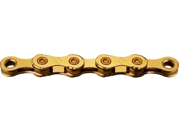 KMC e12 Ti-N El-Sykkel Kjede Gull 12-Delt, 130 ledd, 5.2mm 