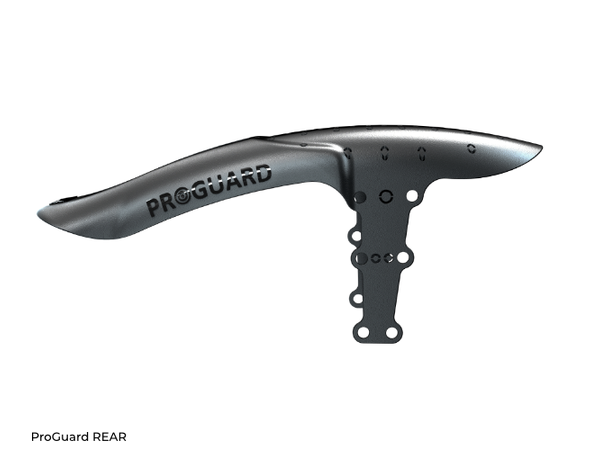 RRP ProGuard Rear MINI Bakskjerm Sort Til Bakramme, opptil 3" dekk, 325mm,127g 