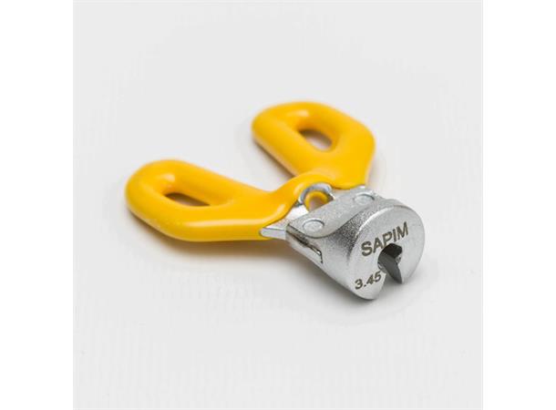 Sapim 3.45mm Eikenøkkel Gul, Firkant, 3.45mm, 0.13 