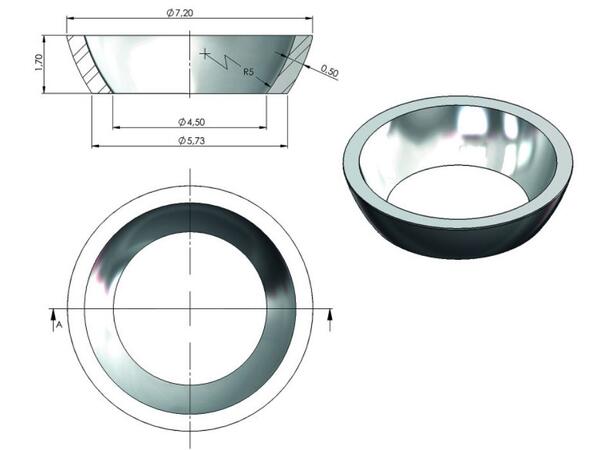 Sapim Nippelskiver HM 100pk, Washer til eikenippel 