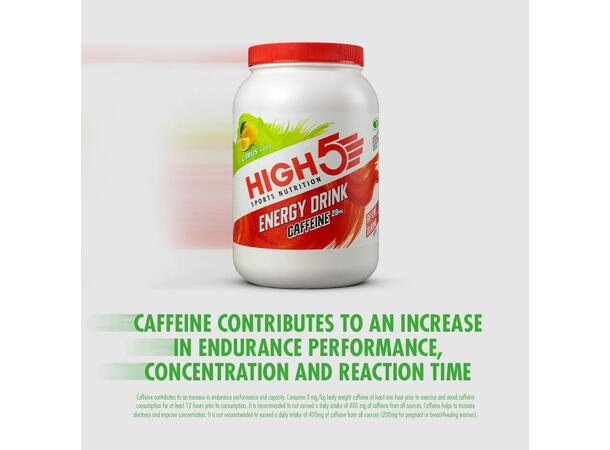 HIGH5 Energy Drink Koffein Sitrus 2.2kg, Pulver 