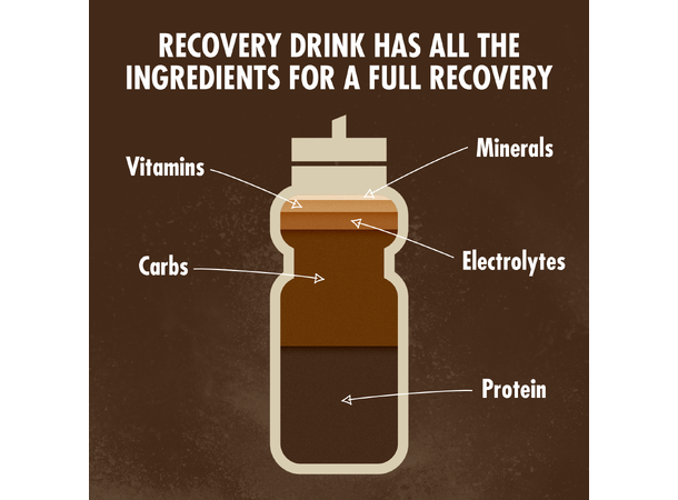 HIGH5 Recovery Drink Sjokolade 1.6kg, Pulver 