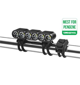 Gemini TITAN 4000 OLED Frontlykt 4000L, 6000K LED, remote, 8000mAh, 480gr
