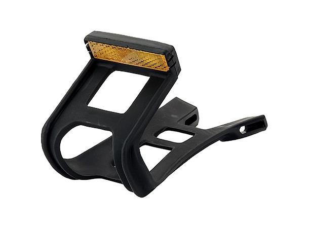 Union MT-11 Tåhetter Med tåreimer og refleks, Sort, par 