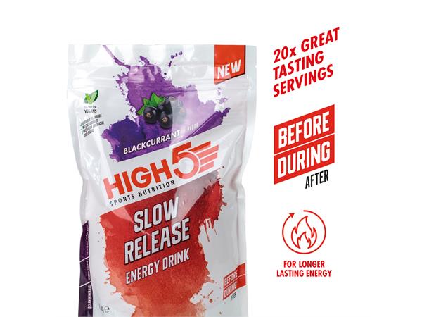 HIGH5 Energy Drink SRC Solbær 1kg, Pulver - Slow Release Carbs 