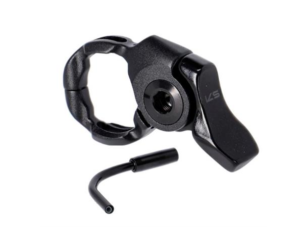 KS KGSL Remote Hendel Alu/Alu m/føringshylse, alu, universal, Ø22.2mm 