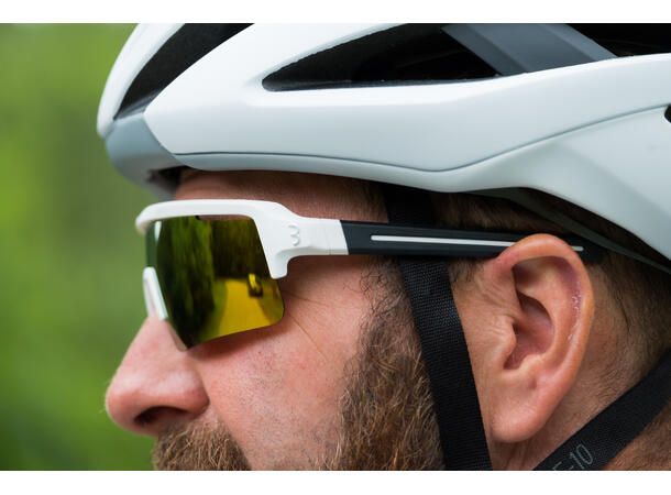 BBB Fuse BSG-65 Brille Hvit/Oransje MLC, Gule og klare ekstra glass 