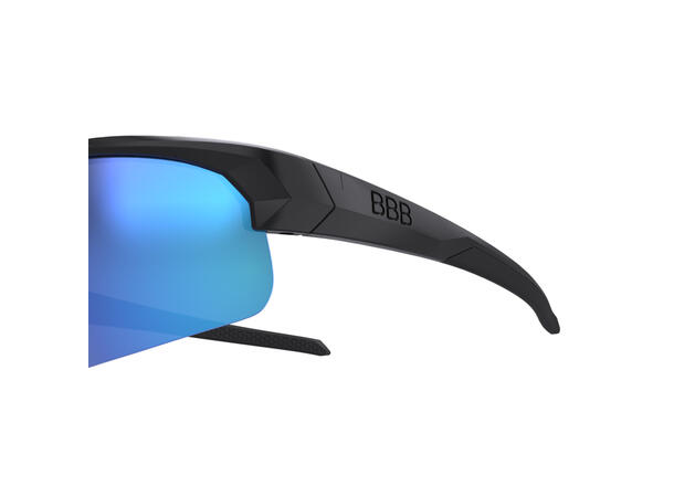 BBB Impress BSG-68 Brille Glossy Sort Small, PC Smoke, Gule og klare glass 